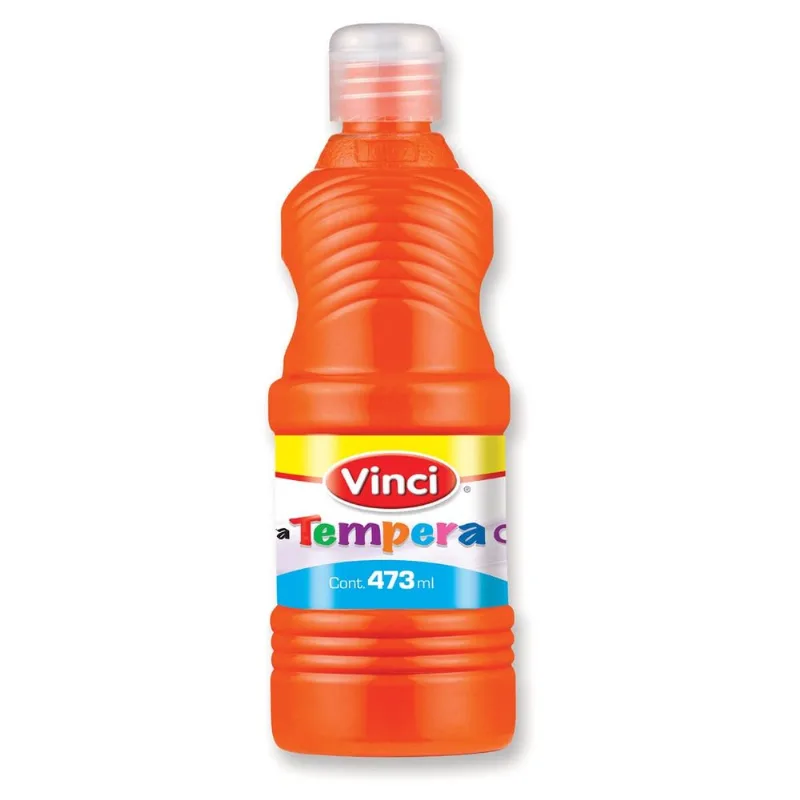 Pintura Témpera | Vinci | Naranja | 473 ml