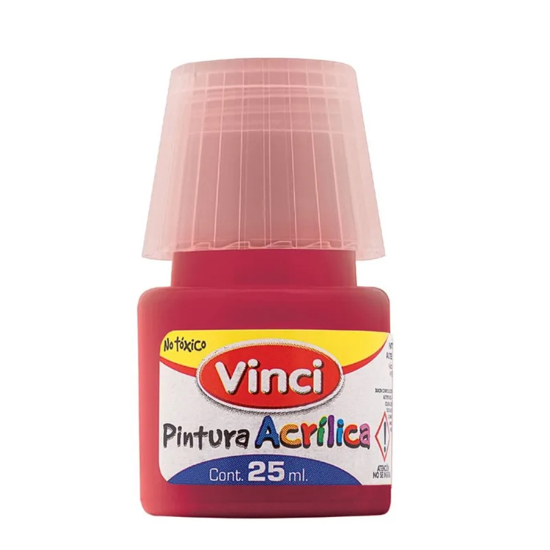 Pintura Acrílica | Vinci | Carmín Claro | 25 ml