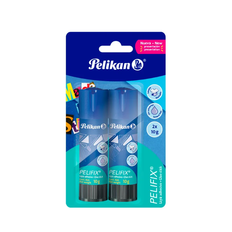 Lápiz Adhesivo Pelikan Pelifix 10g 2pzs