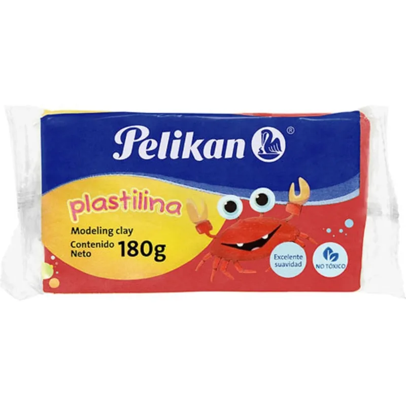 Plastilina Roja | Pelikan | 180 g | Moldeable