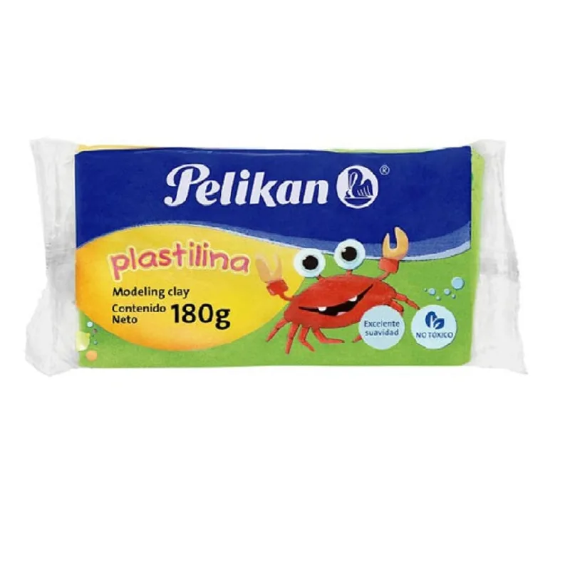 Plastilina Verde | Pelikan | 180 g | Moldeable