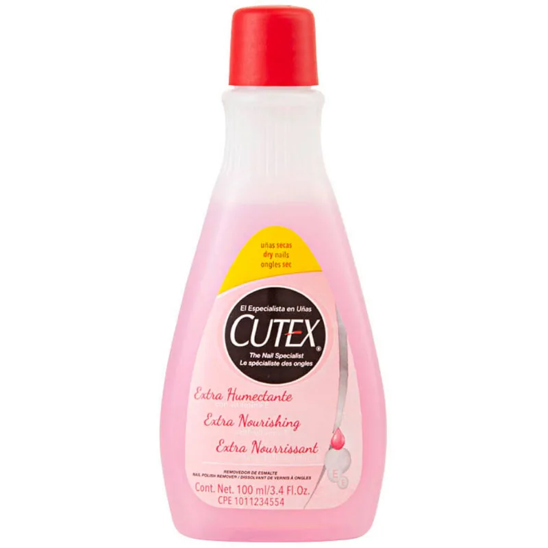 Quita Esmalte CUTEX Humectante Frasco 100ml