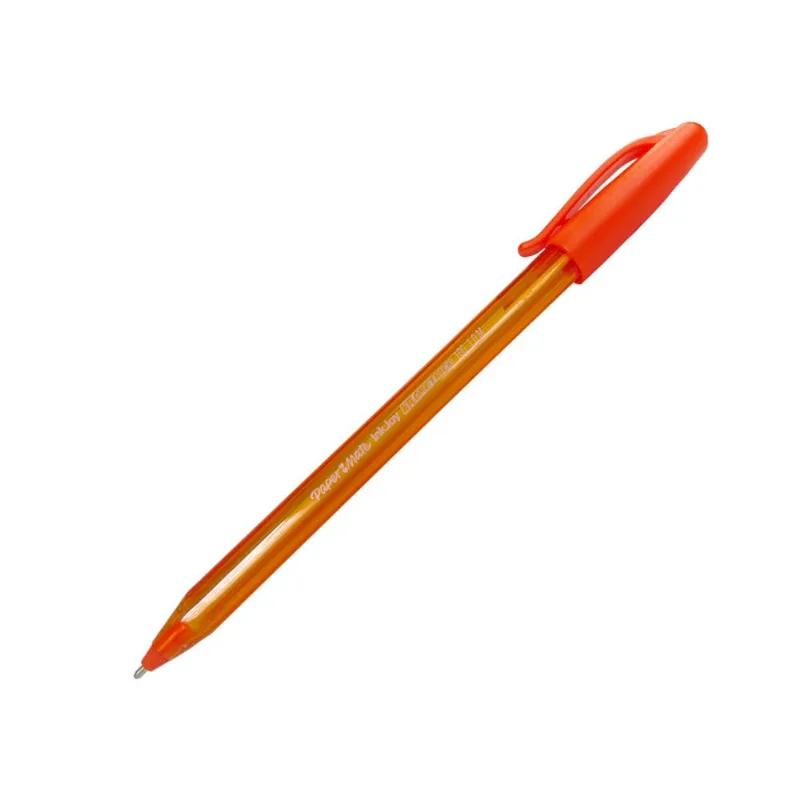 Caneta Esferográfica Kilometrica Laranja - Paper Mate