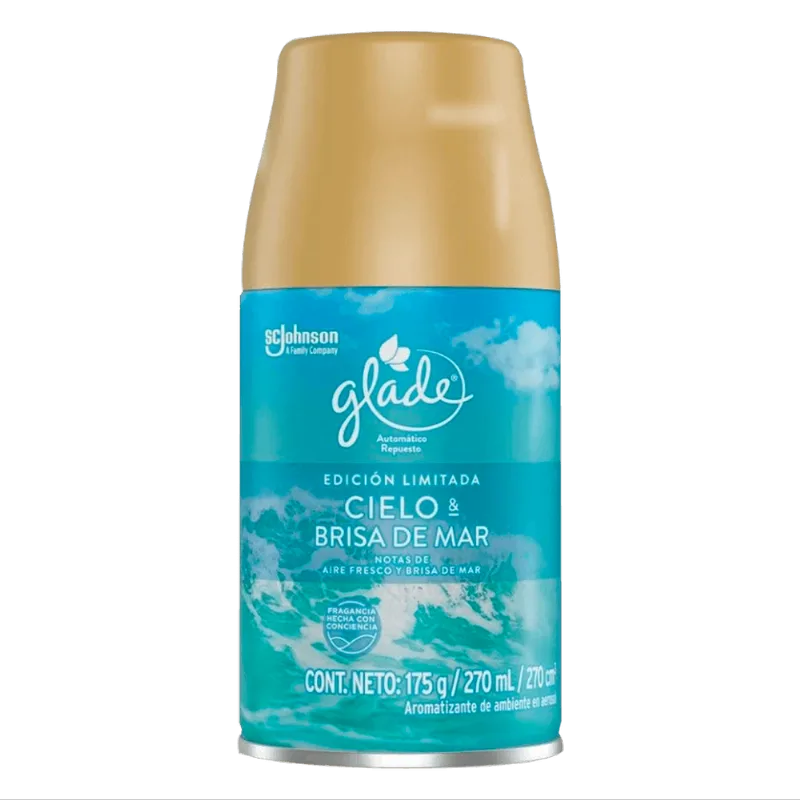 Repuesto Automático Cielo Brisa de Mar Glade 175g