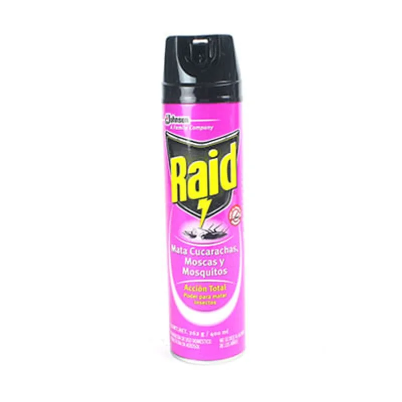Insecticida Aerosol Accion Total Raid 285g