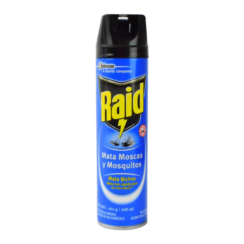 Insecticida Aerosol Matabichos Raid 400ml