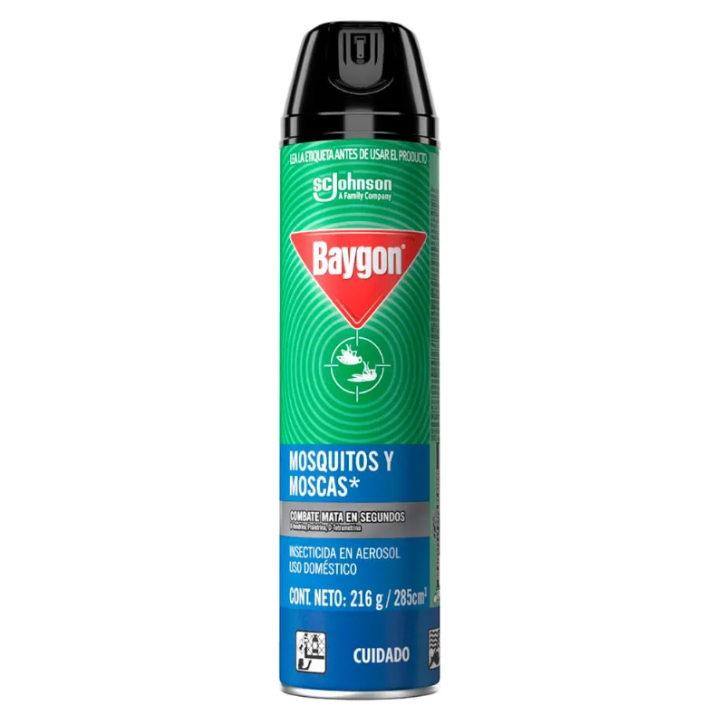 Insecticida aerosol azul x285ml Baygon