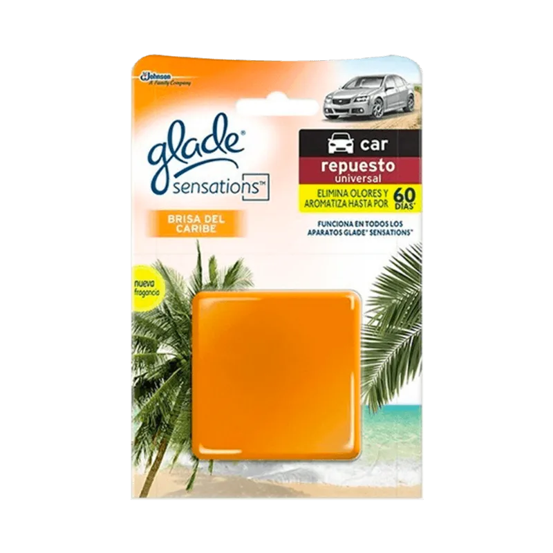 Glade Sensations Car Brisa Caribe|Repuesto Glade sensations car brisa caribe repuesto