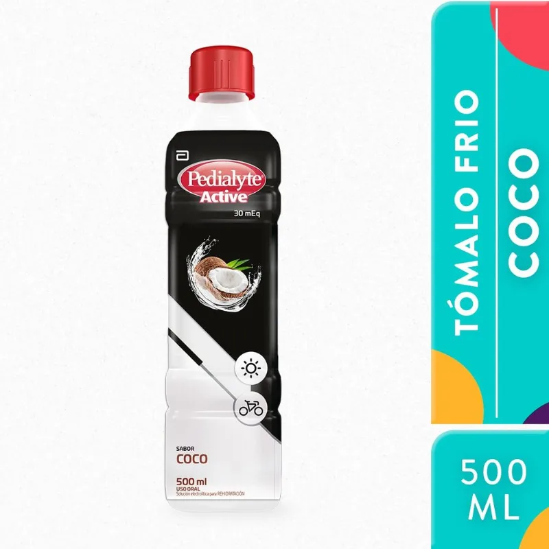 Pedialyte 30 Sabor Coco con Zinc Frasco con 500 Ml