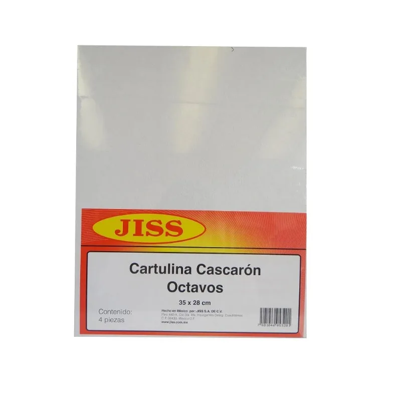 Papel Cascarón | Jiss | 1/8 | 35 x 28 cm | 4 Piezas
