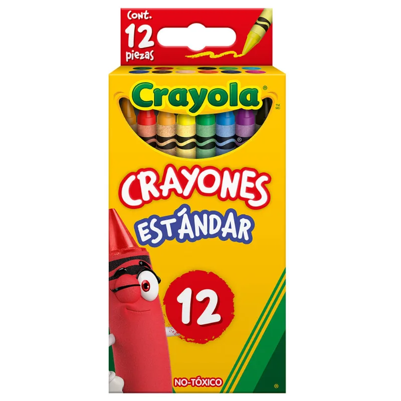 Crayones Estándar | Crayola | 12 Piezas