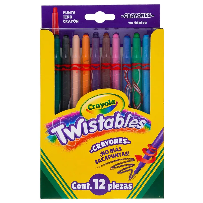 Crayones | Crayola | Twistables | 12 Piezas