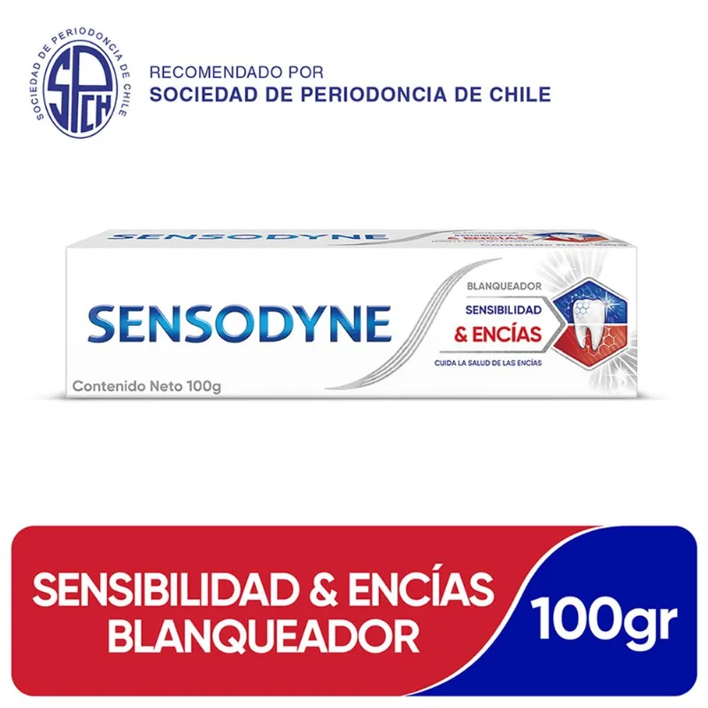 Pasta Dental Sensodyne Sensibilidad & Encías Blanqueador 100 g