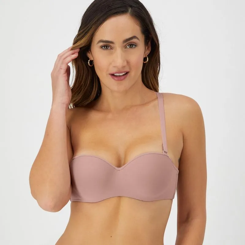 Brasier Strapless Hanes Mujer Malva 34C