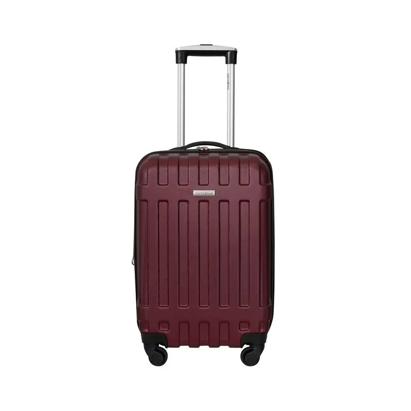 Mala de Viagem Rígida Expansível de Bordo Cadeado TSA Rodinhas com Giro 360° Samsonite Vibe Vermelha 544000020