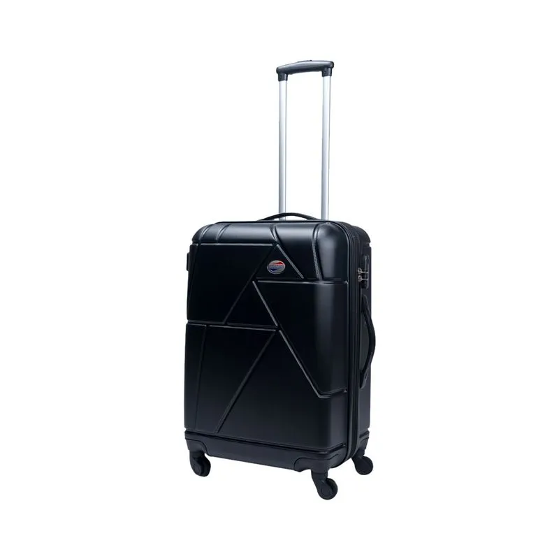 Mala de Viagem Rígida Expansível de Bordo Cadeado com Segredo Giro 360° American Tourister Corona Preta