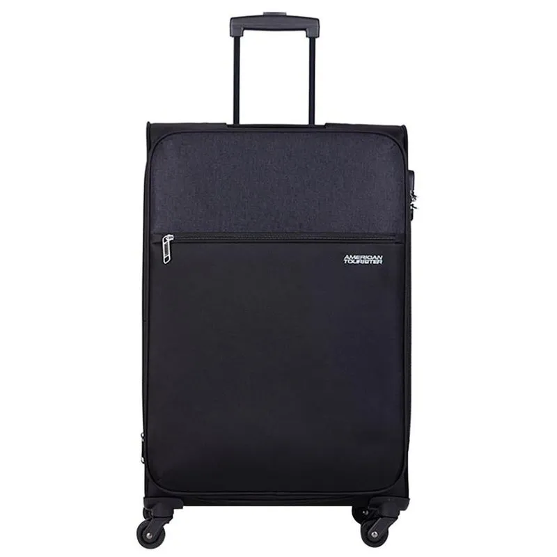 Mala de Viagem Média American Tourister Frankfurt Giro 360 em Poliéster By Samsonite Preto