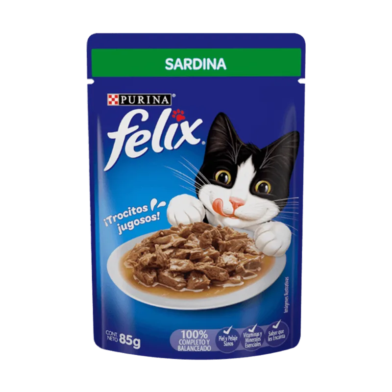 Alimento Gato Sardinas Felix|85g Alimento Gato Sardinas Felix 85g