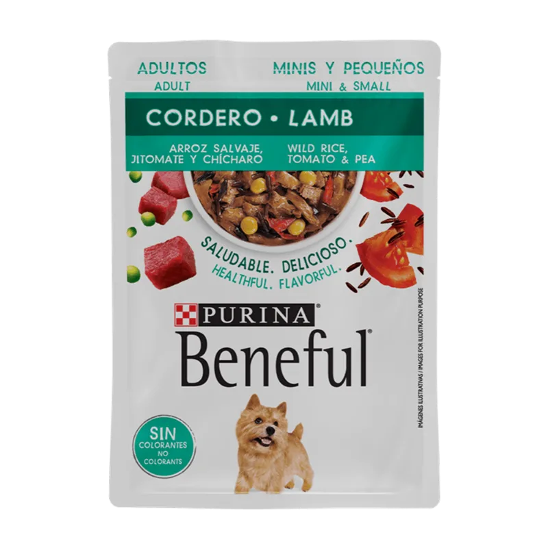 Comida con Cordero Adulto Purina Beneful 100g