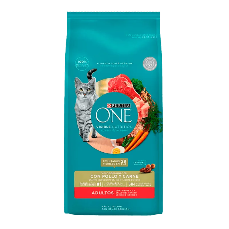 Alimento para Gato Purina One|Adult Pollo y Carne|2 kg|4.4 lb