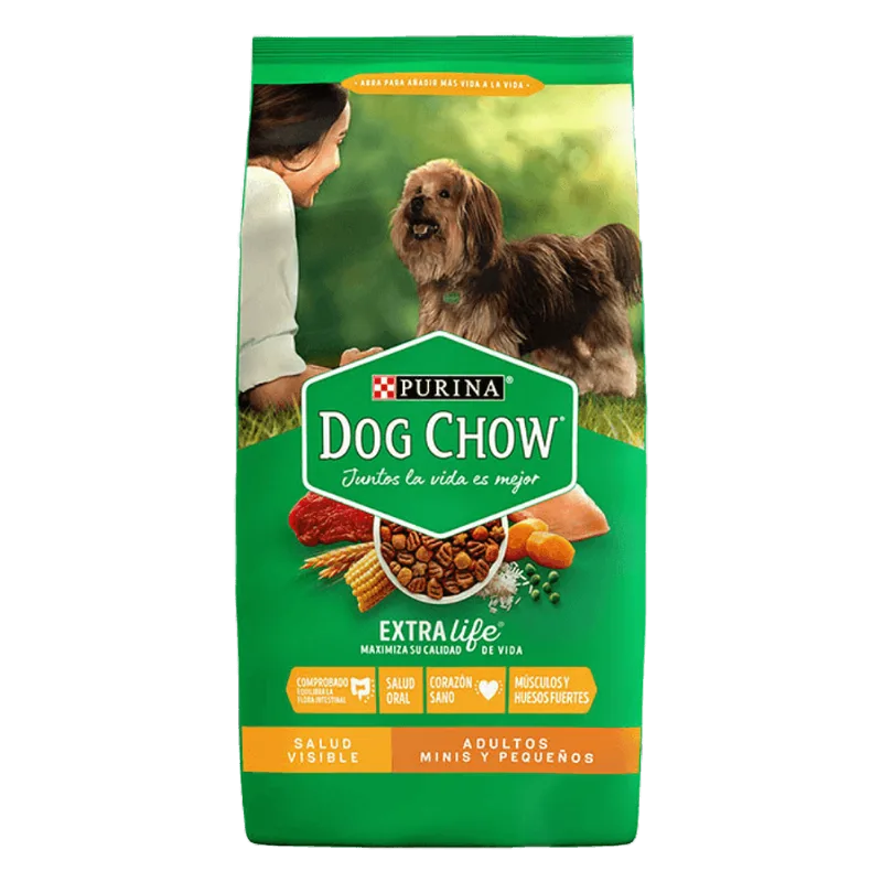 Alimento para Perro Purina Dog Chow|Adulto Extra Life Minis y Pequeños|500 g|1.1lb