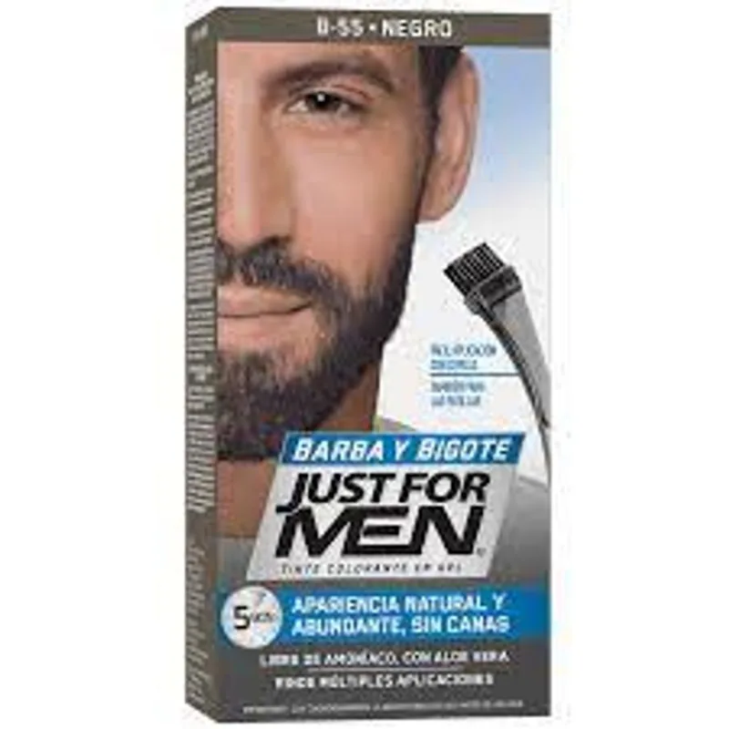 Tinte Para Caballero En Gel Barba Y Bigote B-55 Negro