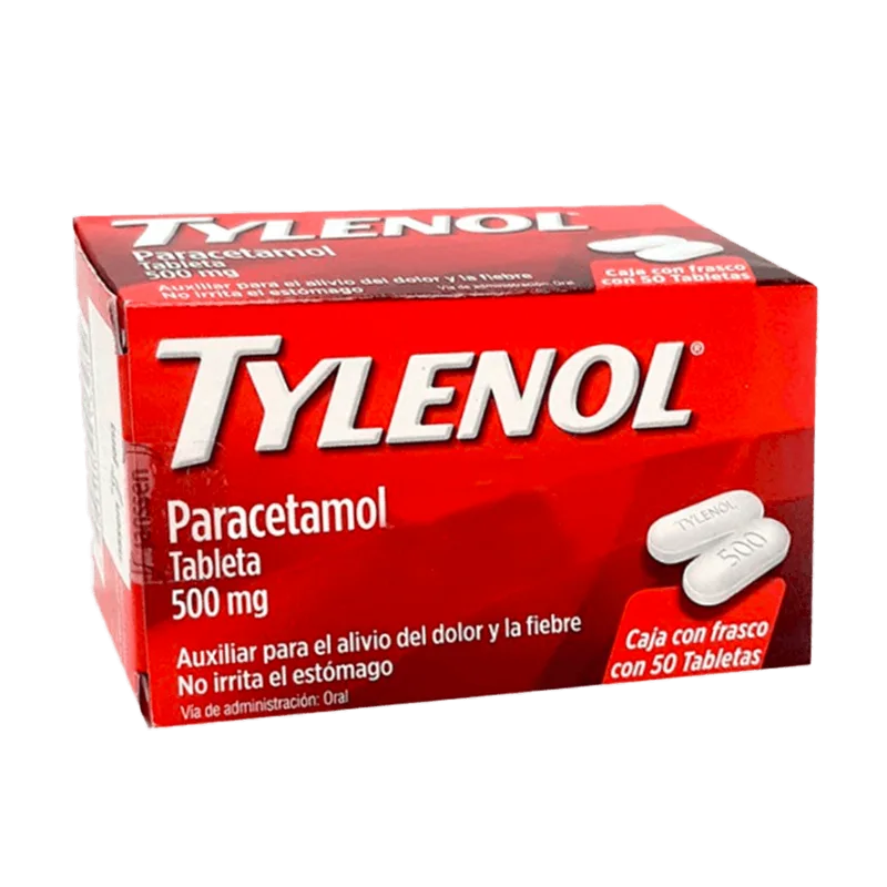 Tylenol Paracetamol|10 Sobres|Tabletas 500mg Tylenol Caja|10 Sobres|Tabletas 500mg