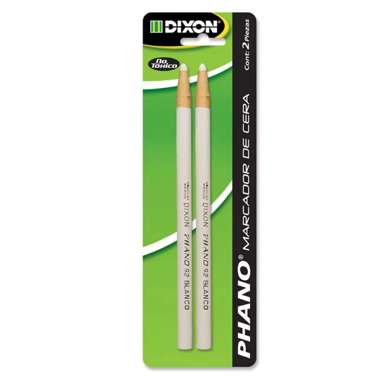 Marcadores de Cera | Dixon Phano | Blancos | 2 Piezas