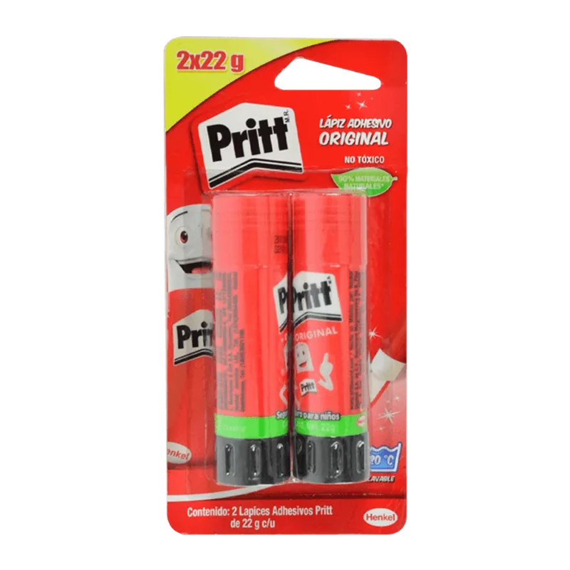 Goma Pritt Paquete 2 Unidades|22g