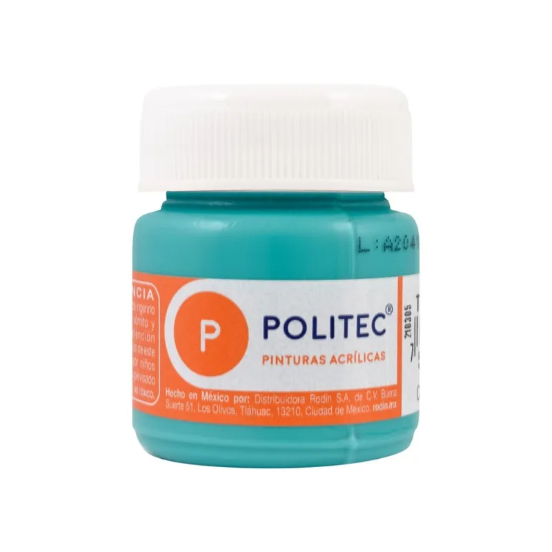 Pintura Acrílica | Politec | 324 | Turquesa | 30 ml