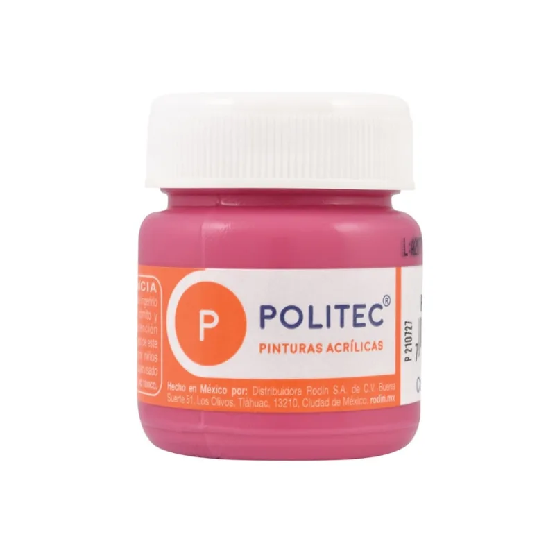 Pintura Acrílica | Politec | 337 | Rosa Mexicano | 30 ml