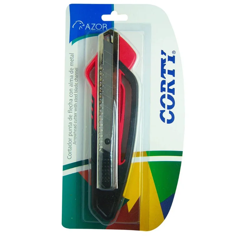 Cutter | Azor | Corty | Colores Surtidos | 18 mm