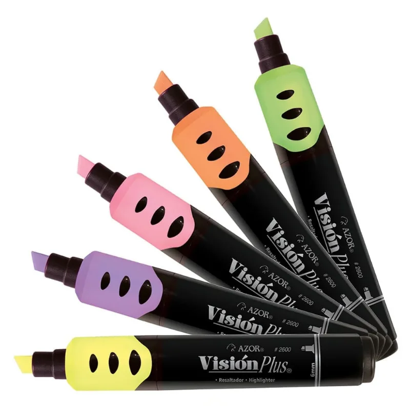 Marcatextos | Azor | Vision Plus Pastel | 2 Piezas
