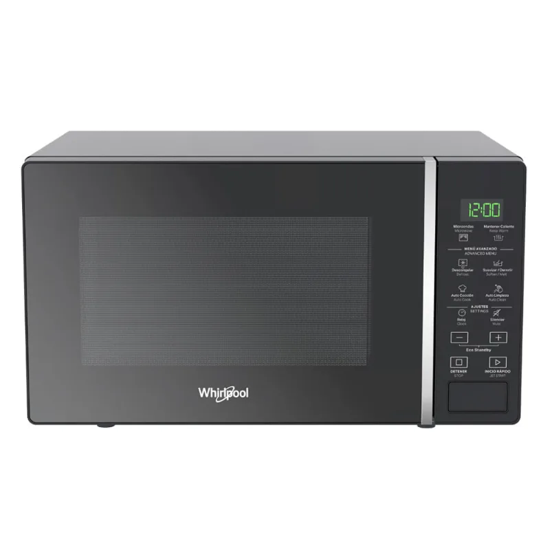 Horno Microondas Whirlpool 0.7 Pies WM1807B Negro Horno Microondas Whirlpool 20 Lts WM1807B Negro