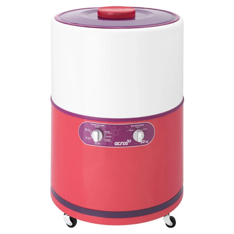 Lavadora manual Acros 22 kg coral