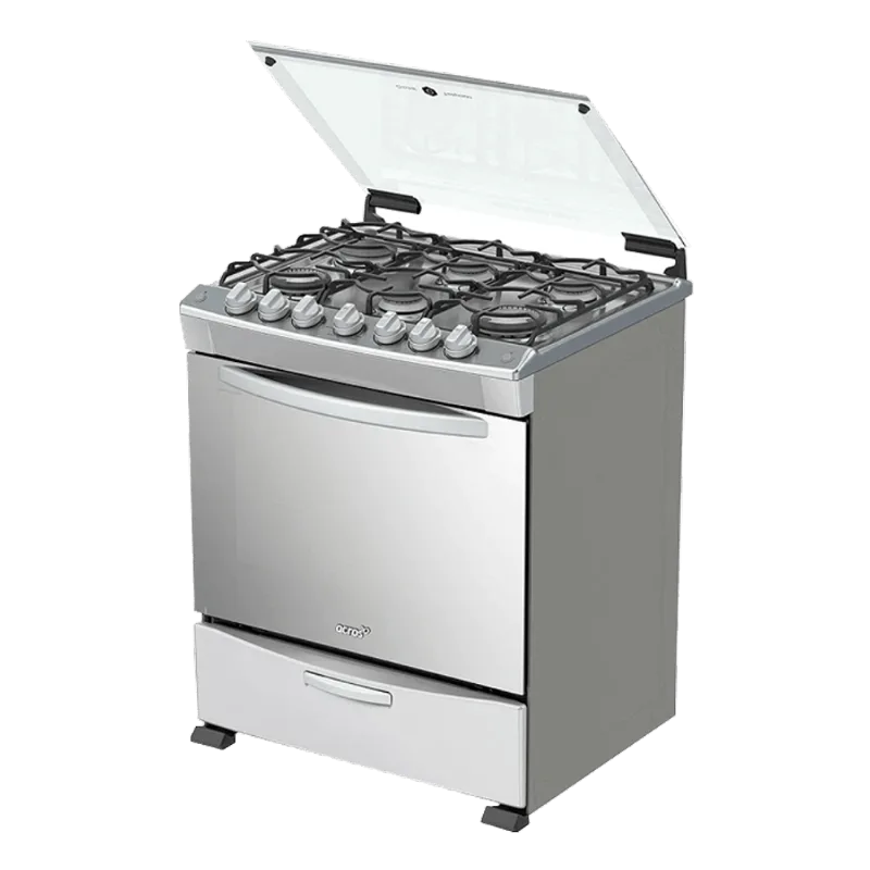 Estufa Acros 6Q|Tapa Vidrio|LAF7701D