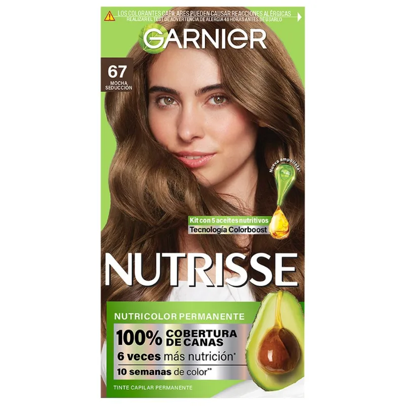 Tinte para Mujer NUTRÍSSE Rubio Oscuro Cacao Caja 1un