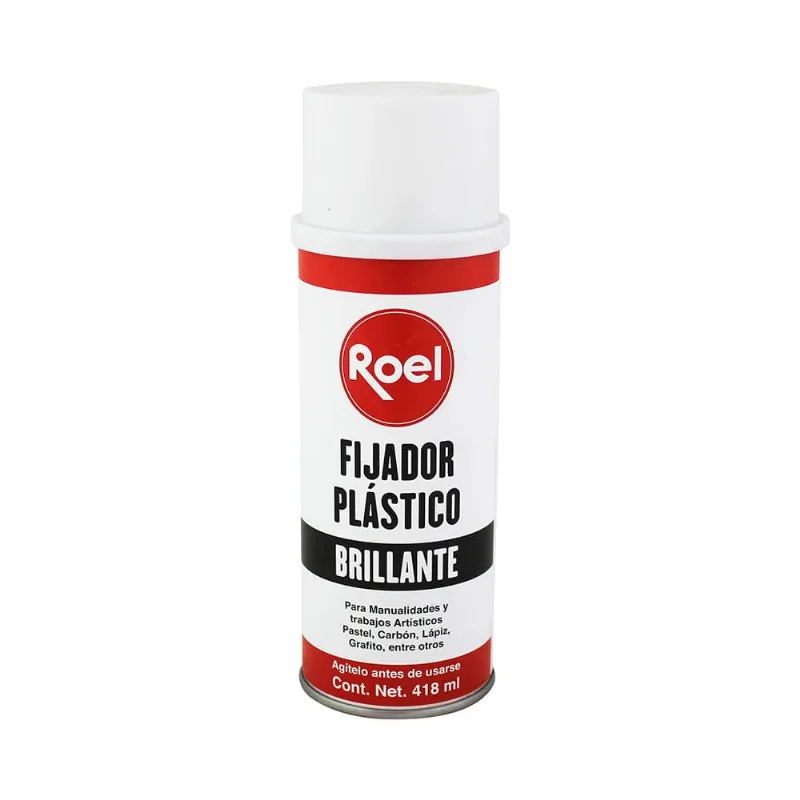 Fijador Plástico | Roel | Brillante 418 ml | Acabado Protector