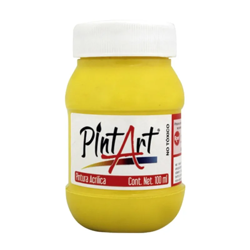 Pintura Acrílica | Pint Art | 202 | Amarillo Claro | 100 ml