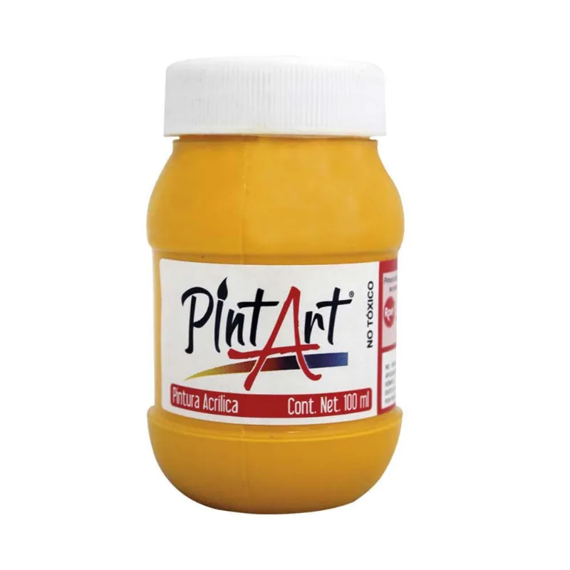 Pintura Acrílica | Pint Art | 203 | Amarillo Obscuro | 100 ml