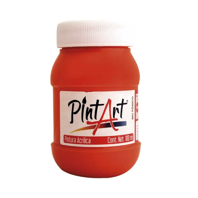 Pintura Acrílica | Pint Art | 208 | Amarillo Anaranjado | 100 ml