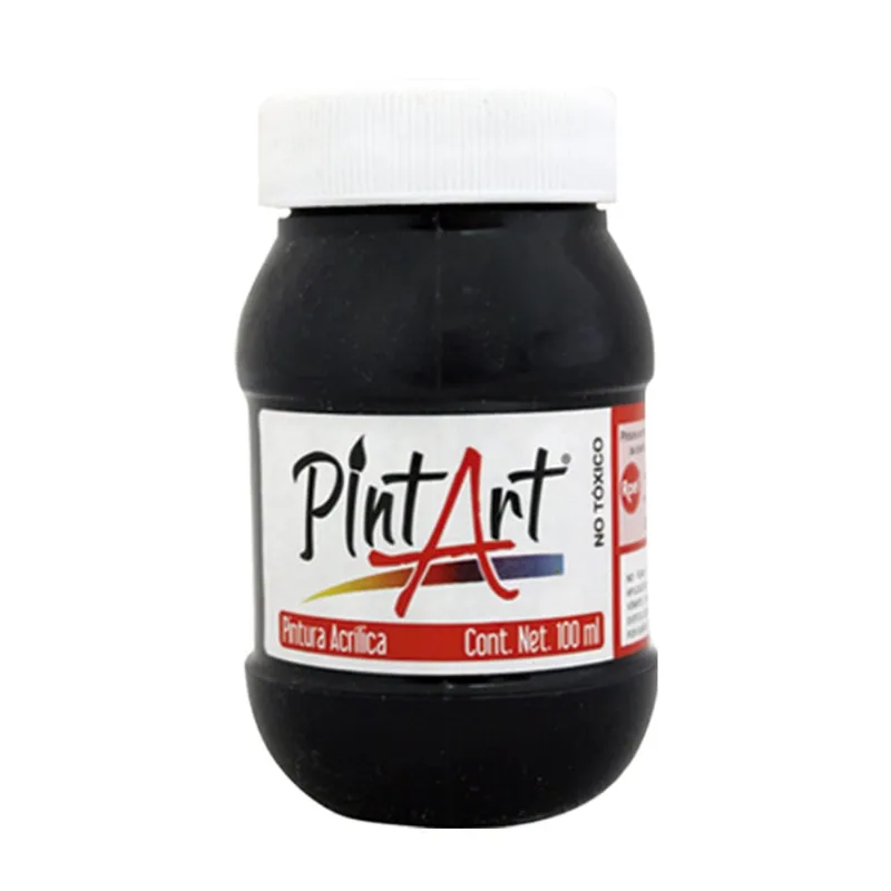 Pintura Acrílica | Pint Art | 600 | Negro | 100 ml