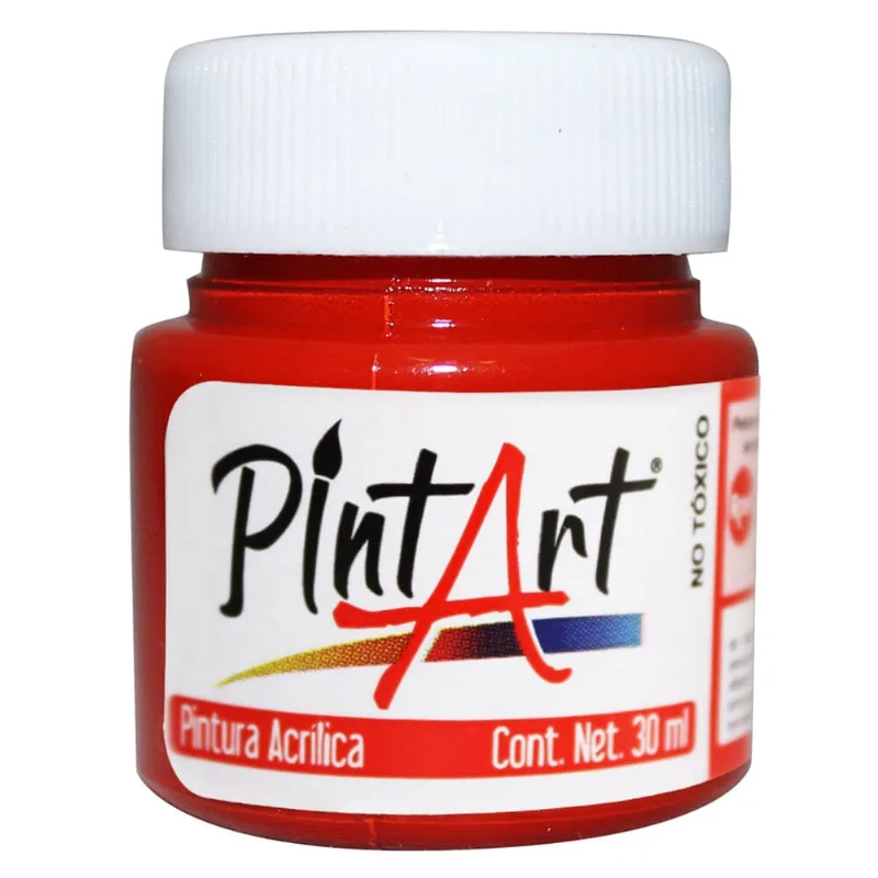 Pintura Acrílica | Pint Art | 303 | Carmín | 30 ml