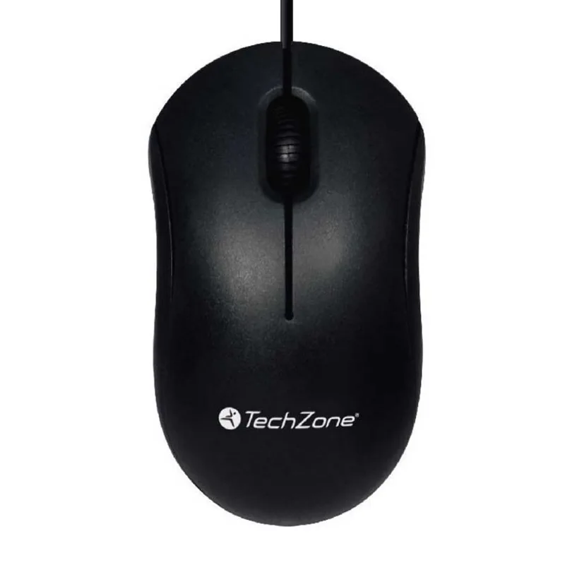 Mouse Techzone TZMOU01 | Alámbrico | Negro | Precisión