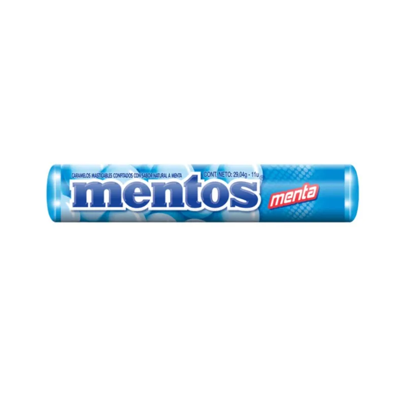 Caramelo Masticable Menta Mentos Und.
