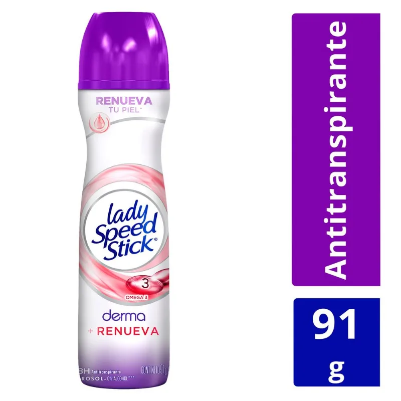 Desodorante Spray Lady Speed Stick Derma 91 g