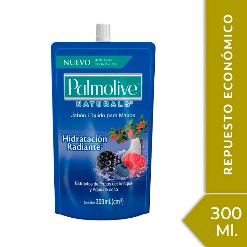 Jabón Líquido Para Manos Palmolive Naturals Frutos Del Bosque 300 Ml