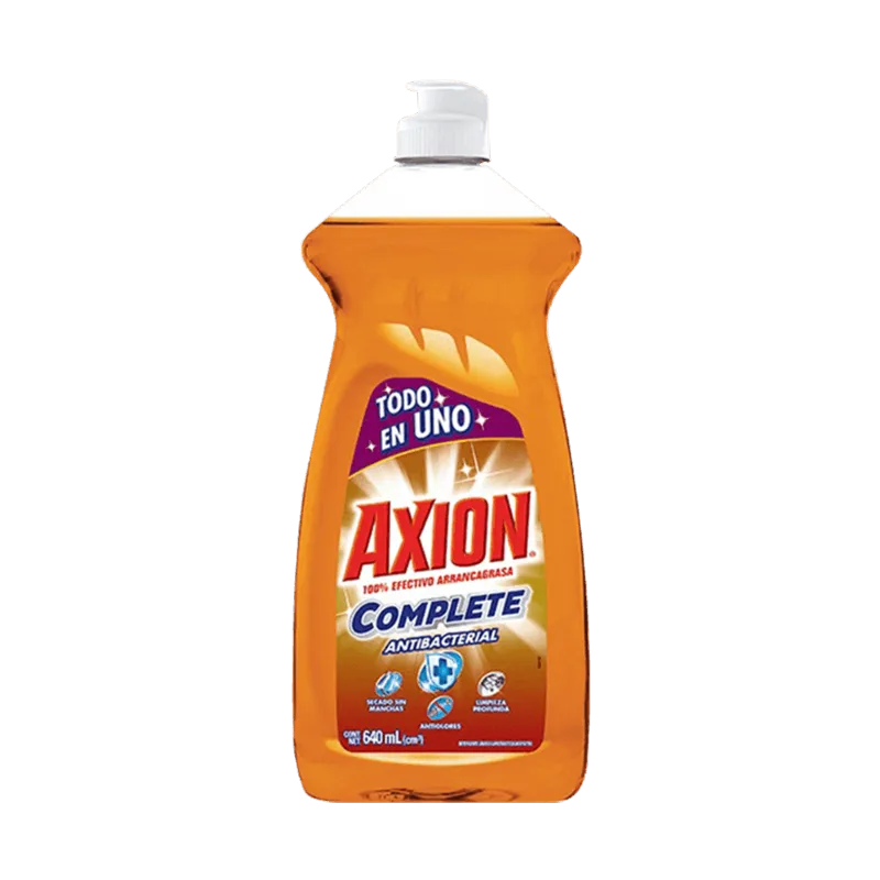 Lavaplato Líquido Complete Antibacterial Axion 640ml