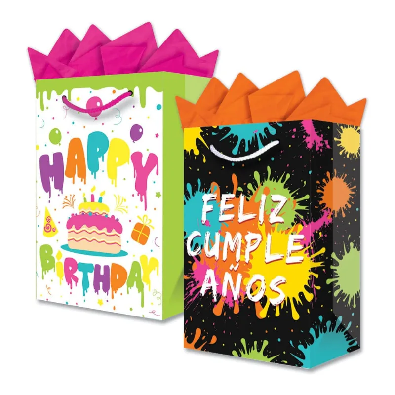 Bolsa de Regalo Cumpleaños Chica 14x22 cm 1 pieza