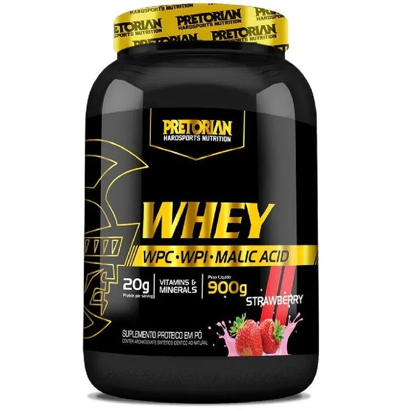 Whey Ultra Protein Wpc Wpi 900gr Pretorian Morango